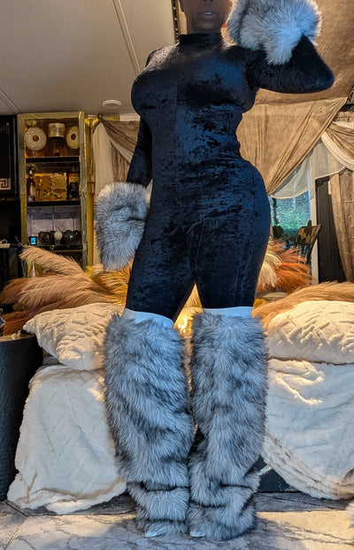 Fatima Velvet Jumpsuit- Prima Dons and Donnas