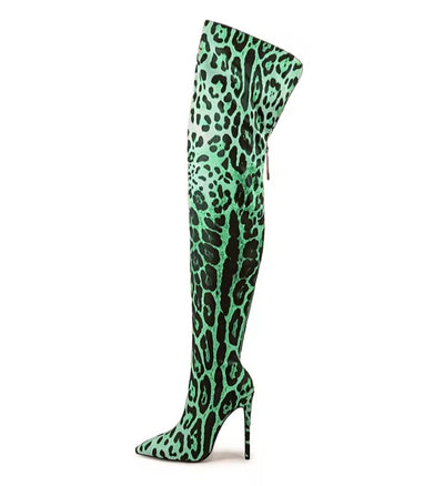 Snake Crotch High Shiny Boots 2- Prima Dons and Donnas