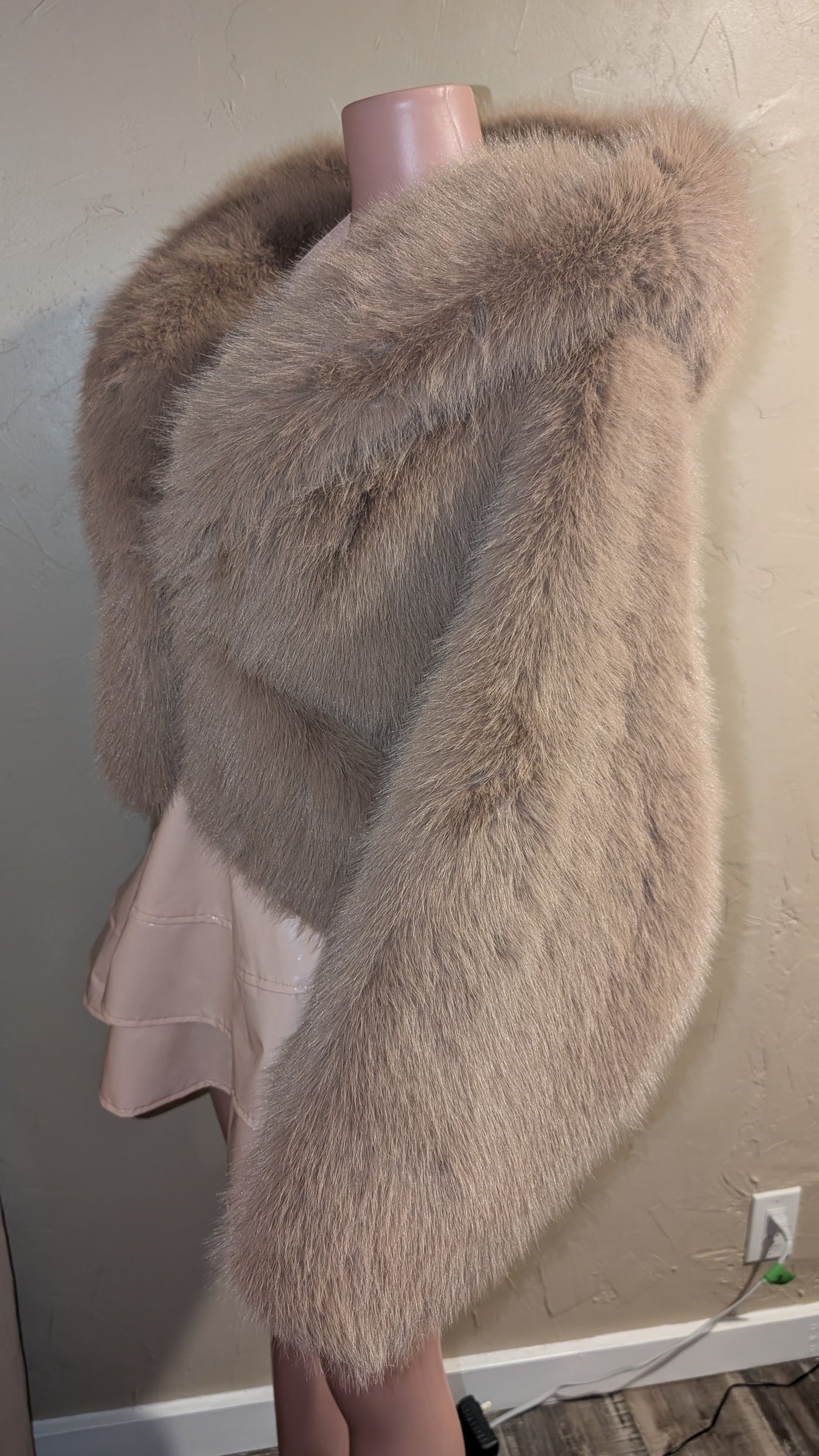 Luxury Faux Fur Jacket Mink Look