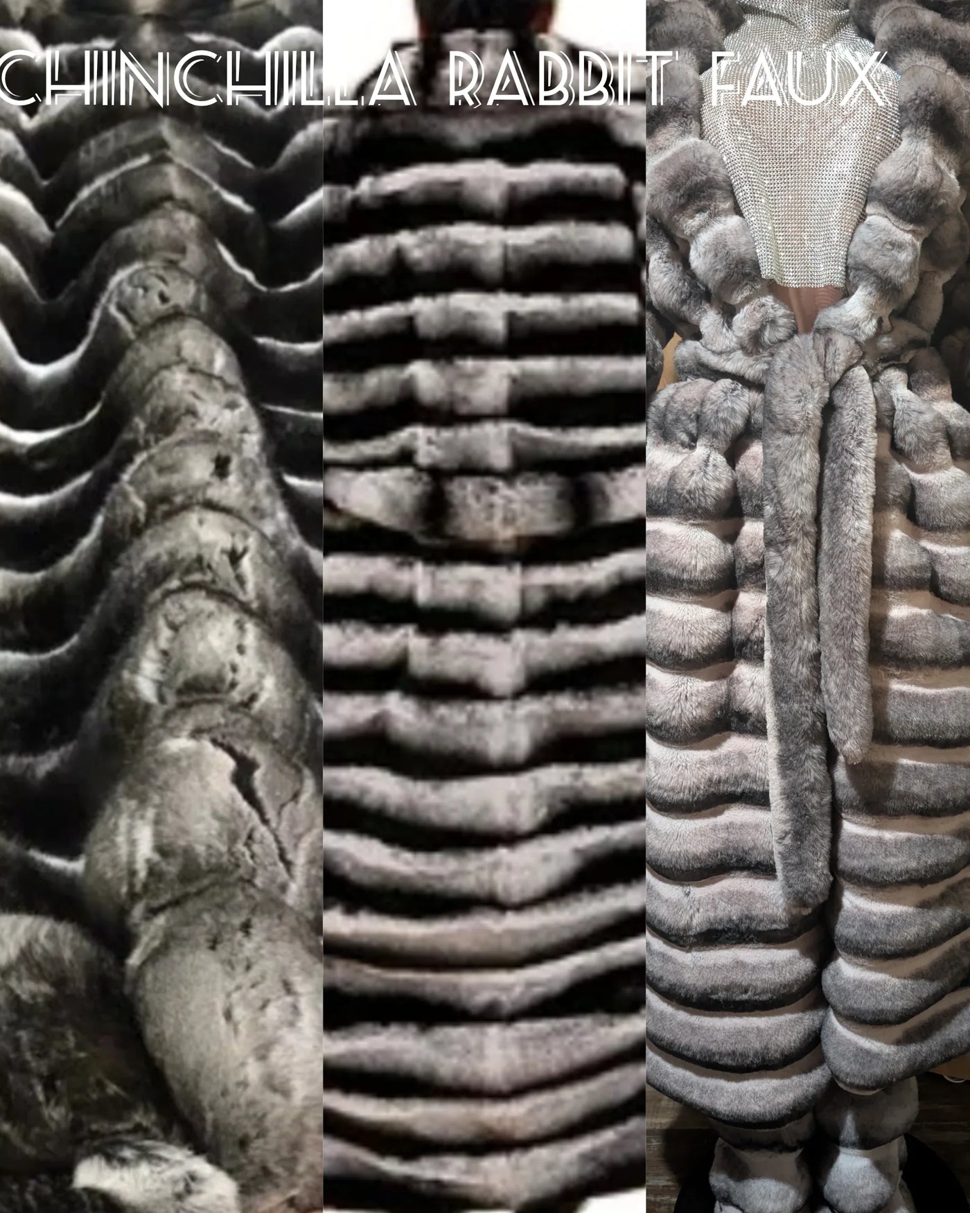 Lil Kim Costume - Hip Hop Chinchilla Fur Coat Outfit | JT Inspired Bikini & Leg Warmers Set-(Ready to Ship)