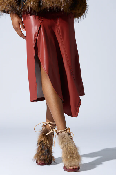 Fur Sandals