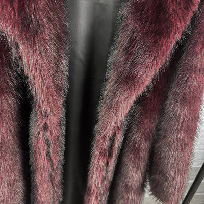 Crop or Full Length Fox Faux Fur Coat - By Prima DND