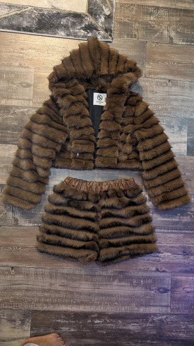 Faux Fur Shorts (Ready to Ship)