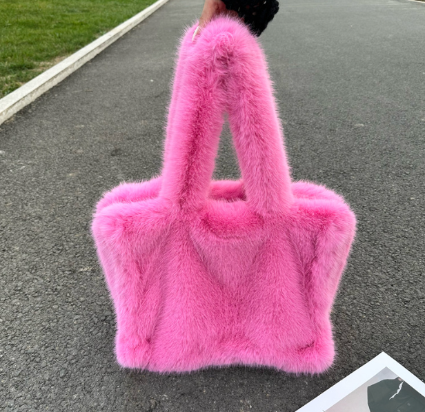 Shoulder Faux Fur Bag