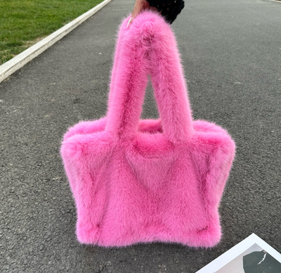Shoulder Faux Fur Bag