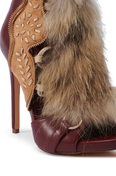 Fur Sandals