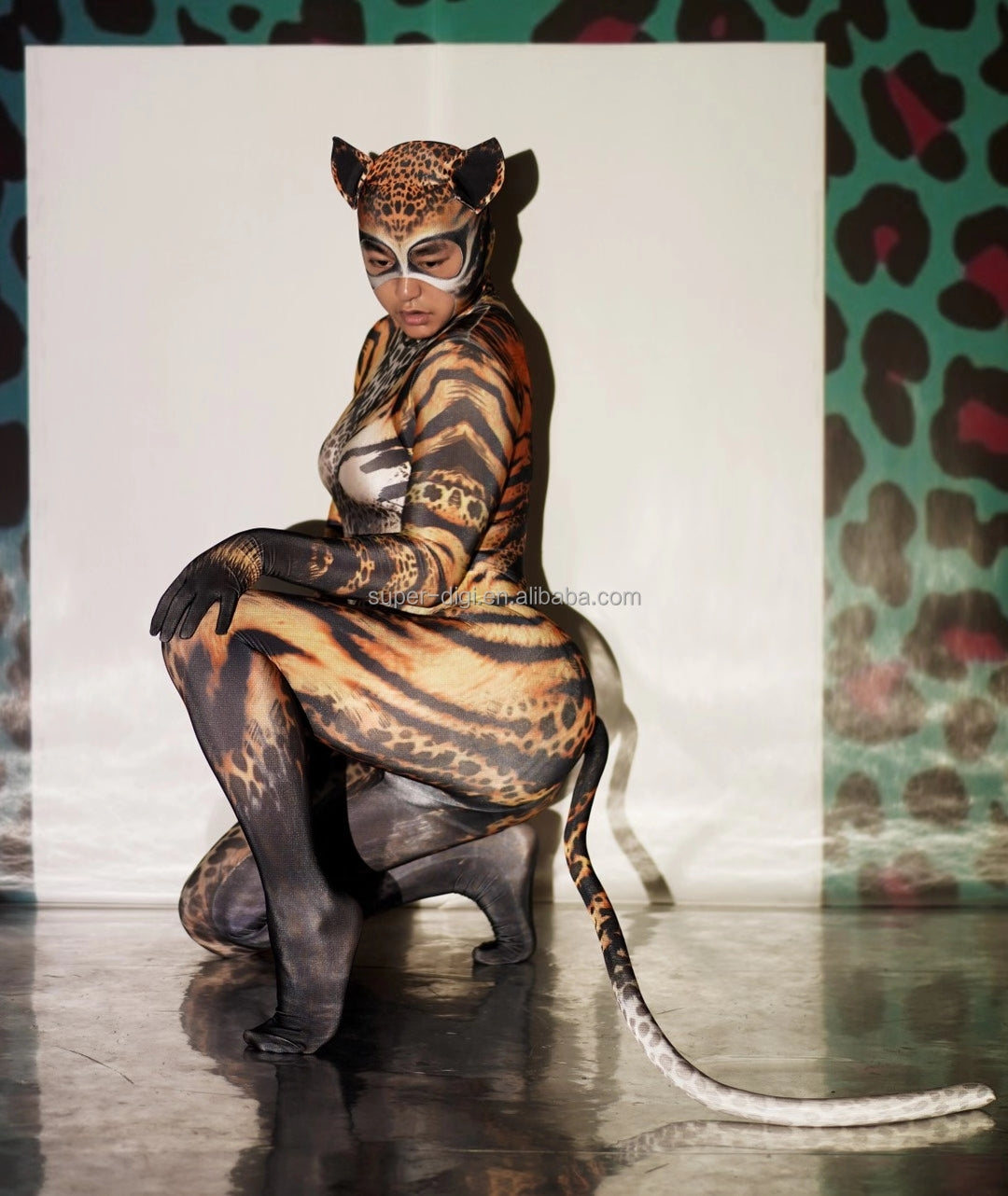 Tiger Jumpsuit Costume