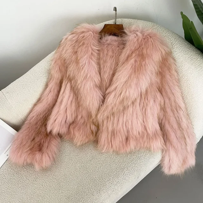 Racoon Fur Crop Coat- By Prima DND