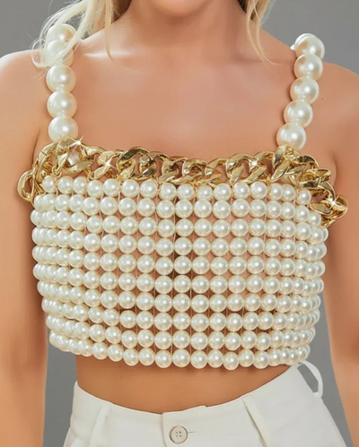 Pearl Chain Shirt- Prima Dons and Donnas (Ready to Ship)