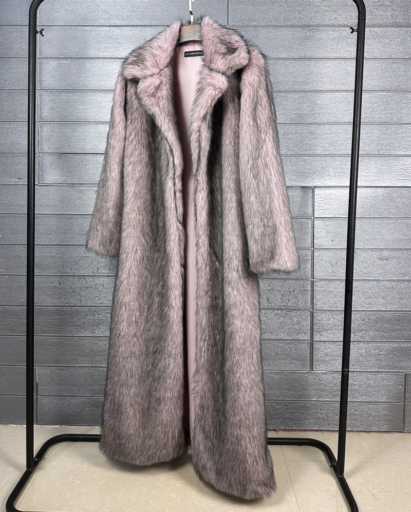 Crop or Full Length Fox Faux Fur Coat - By Prima DND