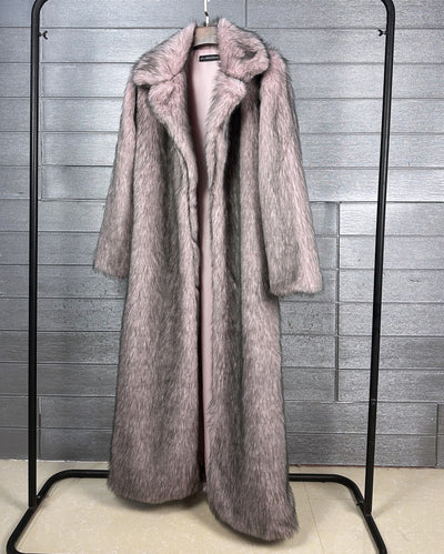 Crop or Full Length Fox Faux Fur Coat - By Prima DND