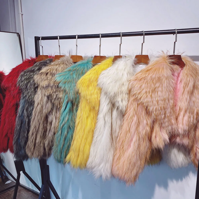 Racoon or Fox Fur Crop Coat- By Prima DND