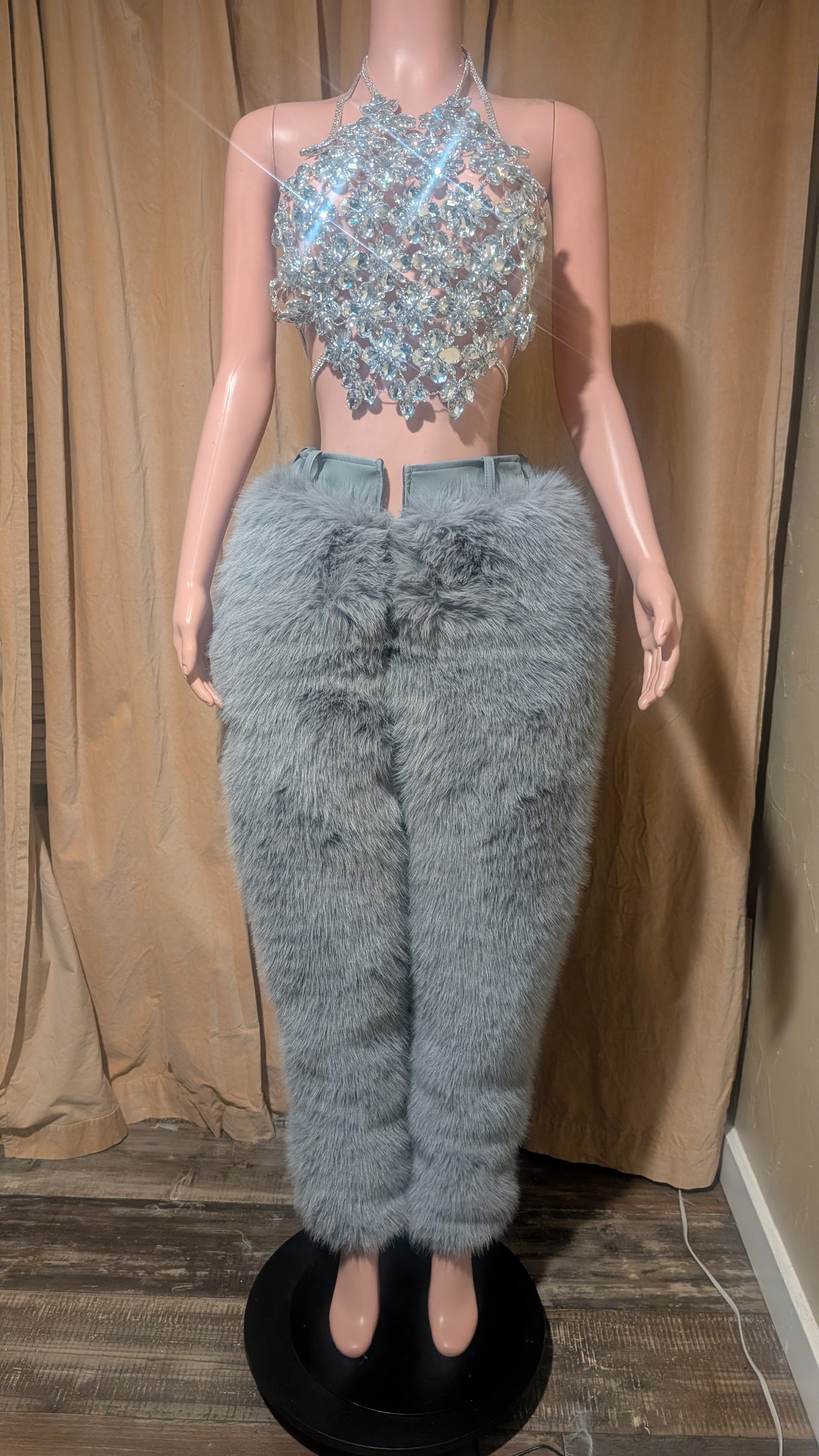 Faux Fur Pants (Ready to Ship)