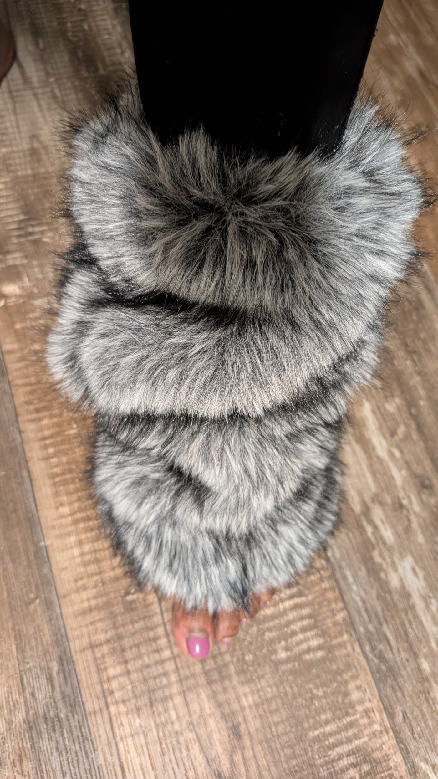 Faux Fur Leg Warmers