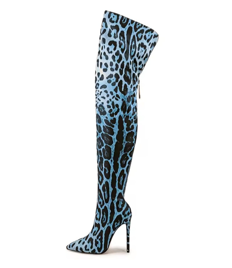Snake Crotch High Shiny Boots 2- Prima Dons and Donnas