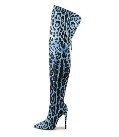 Snake Crotch High Shiny Boots 2- Prima Dons and Donnas