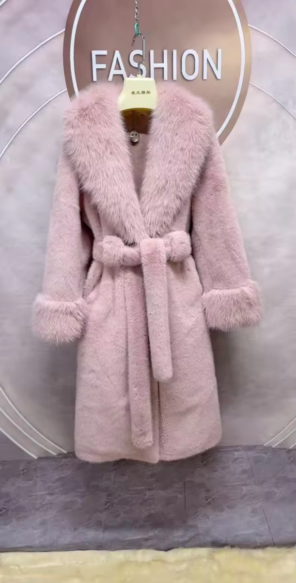 Long Faux Fur Jacket- Prima Dons and Donnas