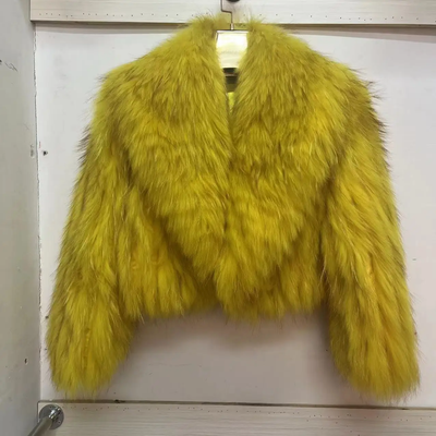 Racoon or Fox Fur Crop Coat- By Prima DND