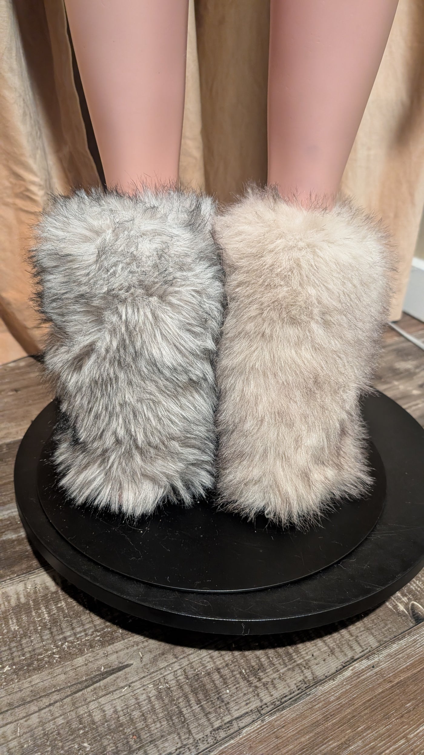 Faux Fur Leg Warmers 5 Boot Cover (Ready to Ship)