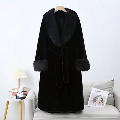 Long Faux Fur Jacket- Prima Dons and Donnas