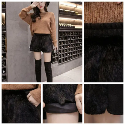 Faux Fur Shorts (Ready to Ship)