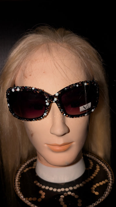 Mix Custom crystals Frame Rhinestone Sun Glasses