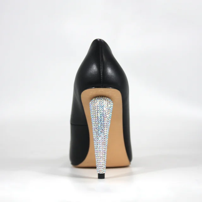 Rhinestone Pumps Heel