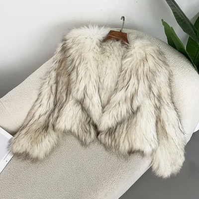 Racoon Fur Crop Coat- By Prima DND