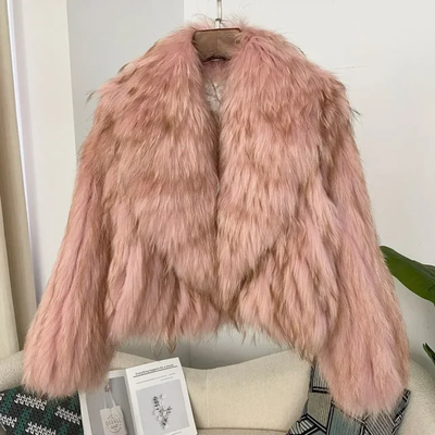 Racoon Fur Crop Coat- By Prima DND