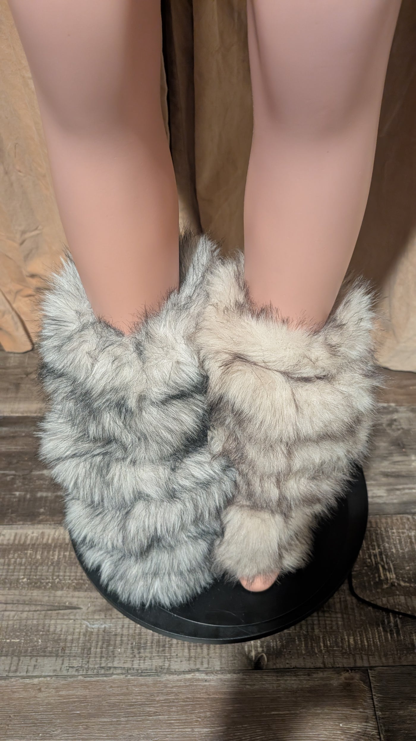 Faux Fur Leg Warmers 5 Boot Cover (Ready to Ship)