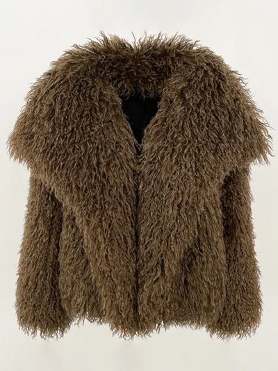 Crop or Full-Length Mongolian Fur Coat