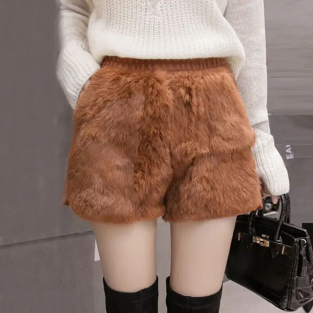 Faux Fur Shorts (Ready to Ship)