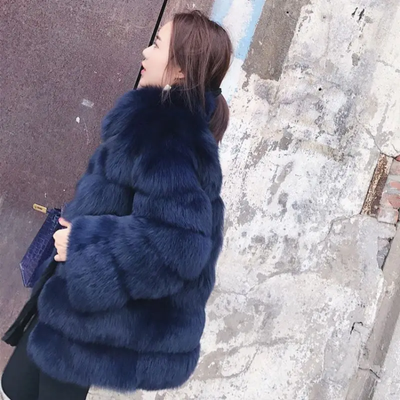 Mink Faux Fluffy Fur Hip Jacket. Regular or Luxury (Ready to Ship)