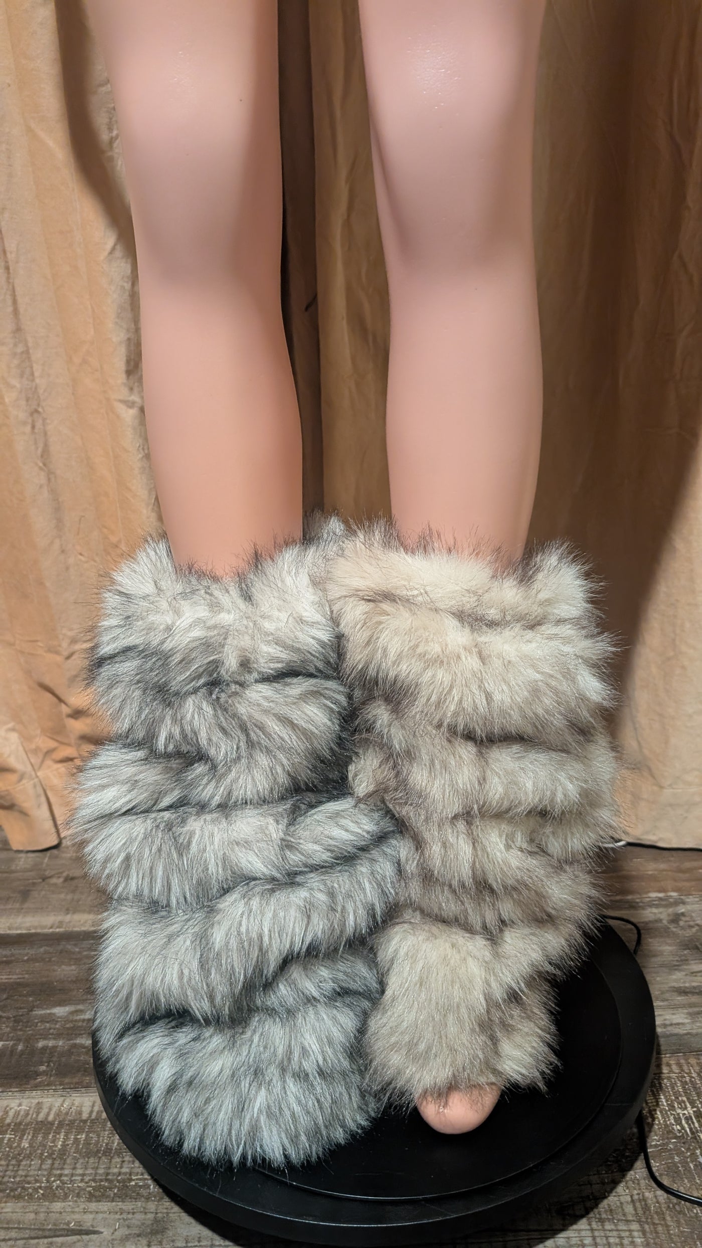 Faux Fur Leg Warmers 5 Boot Cover (Ready to Ship)