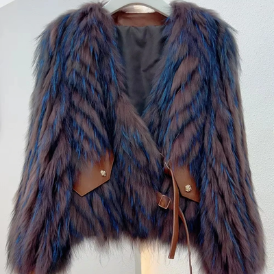 Racoon Fur Crop Coat 2- By Prima DND