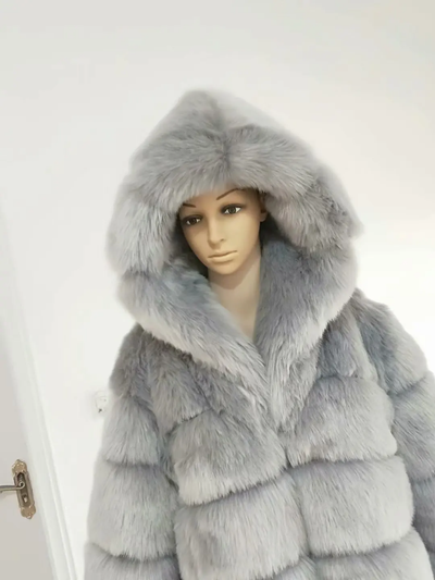 Faux Fur Jacket Mink Look. Regular Fur or Luxury Fur- Prima Dons and Donnas