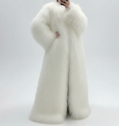 Crop or Full-Length Mongolian Sheep Lamb fur Fur Coat- By Prima DND