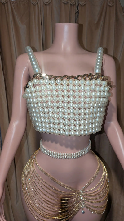 Pearl Chain Shirt- Prima Dons and Donnas (Ready to Ship)