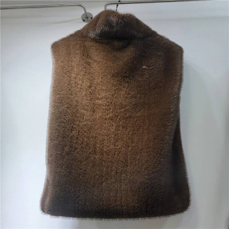 A turtle Neco Faux Fur Long Top- Prima Dons and Donnas