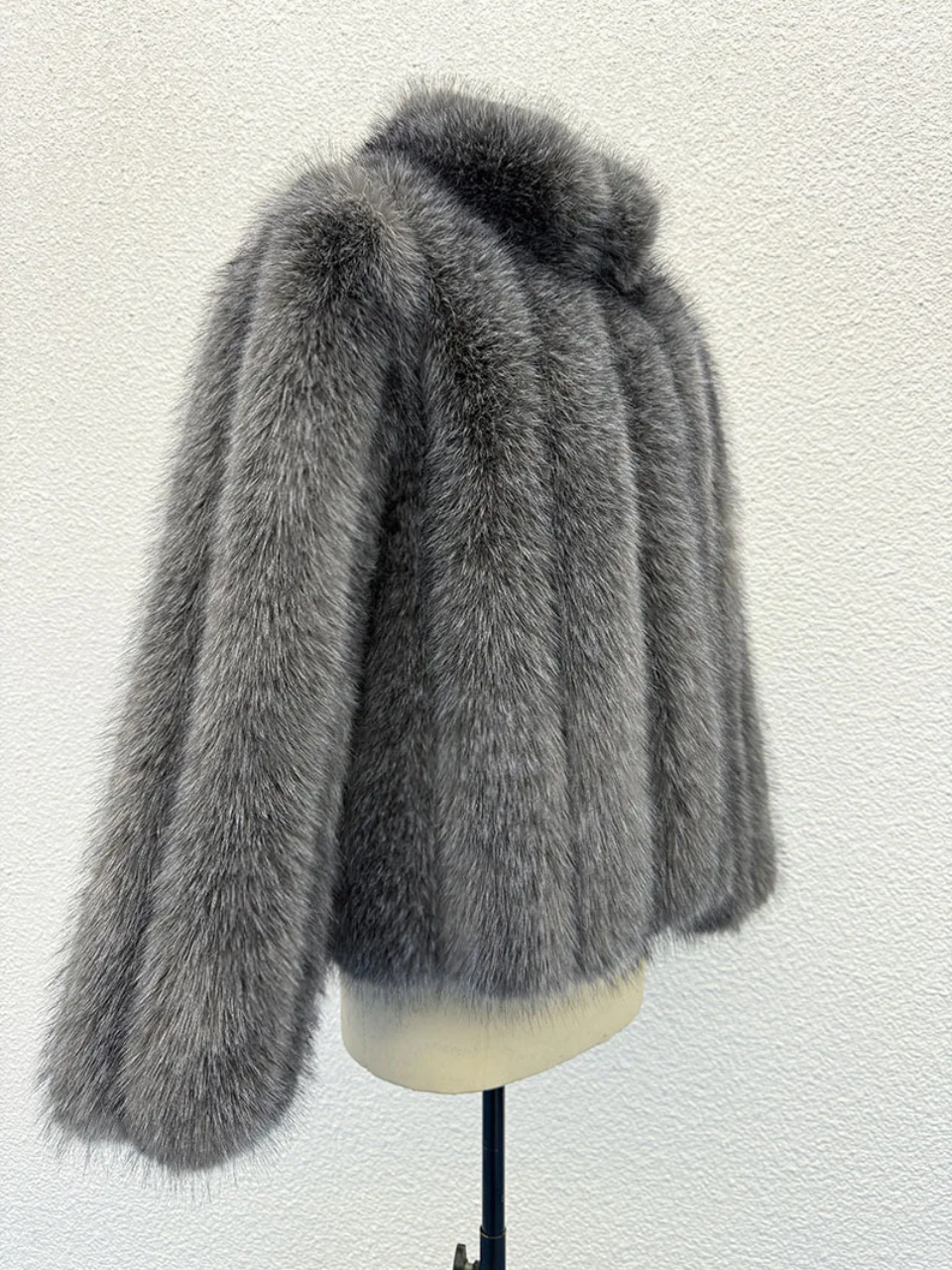 Mink Faux Fluffy Fur Hip Jacket. Regular or Luxury 2