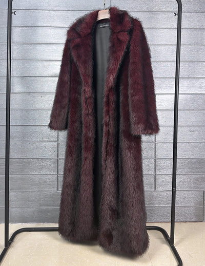 Crop or Full Length Fox Faux Fur Coat - By Prima DND