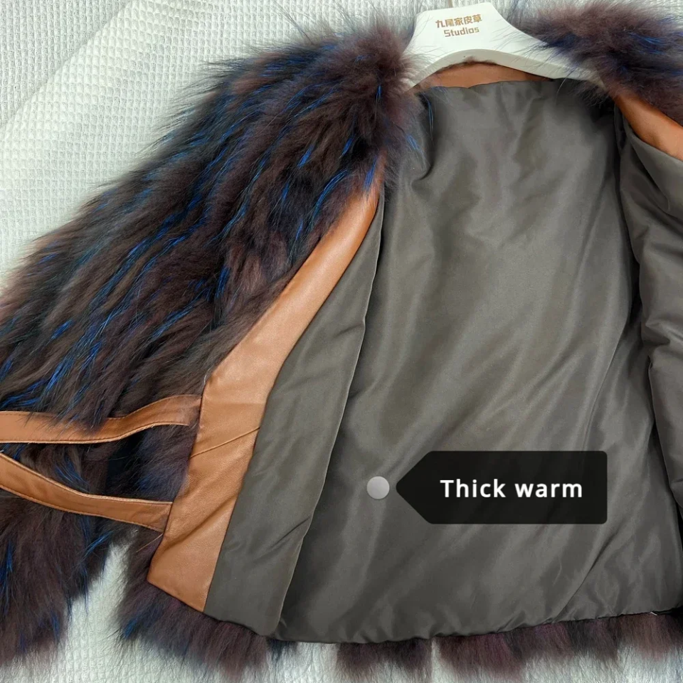 Racoon Fur Crop Coat 2- By Prima DND