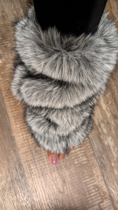 Faux Fur Leg Warmers