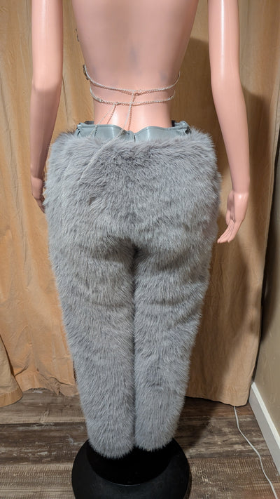 Faux Fur Pants (Ready to Ship)