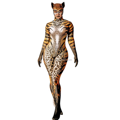 Tiger Jumpsuit Costume