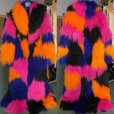 Crop or Full-Length Mongolian Sheep Lamb fur Fur Coat- By Prima DND