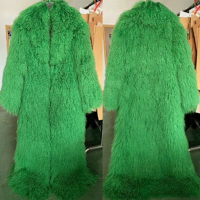 Crop or Full-Length Mongolian Sheep Lamb fur Fur Coat- By Prima DND