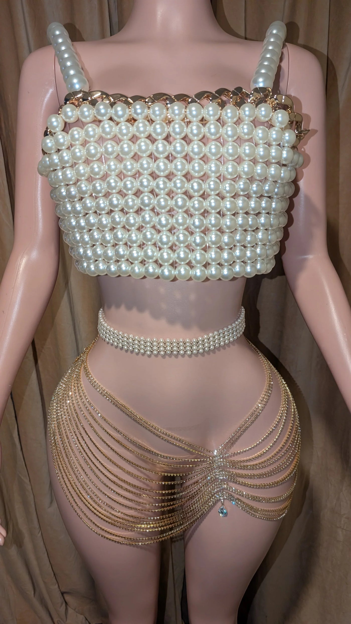 Pearl Chain Shirt- Prima Dons and Donnas (Ready to Ship)