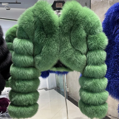 Luxury Mink Crop Fluffy Faux Jacket- By Prima DND