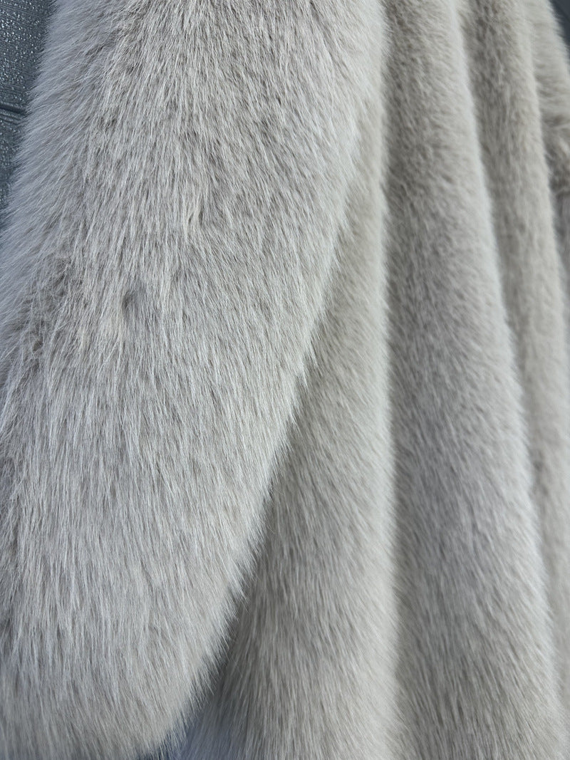 Crop Mid or Full Length Mink Faux Fur Coat - By Prima DND